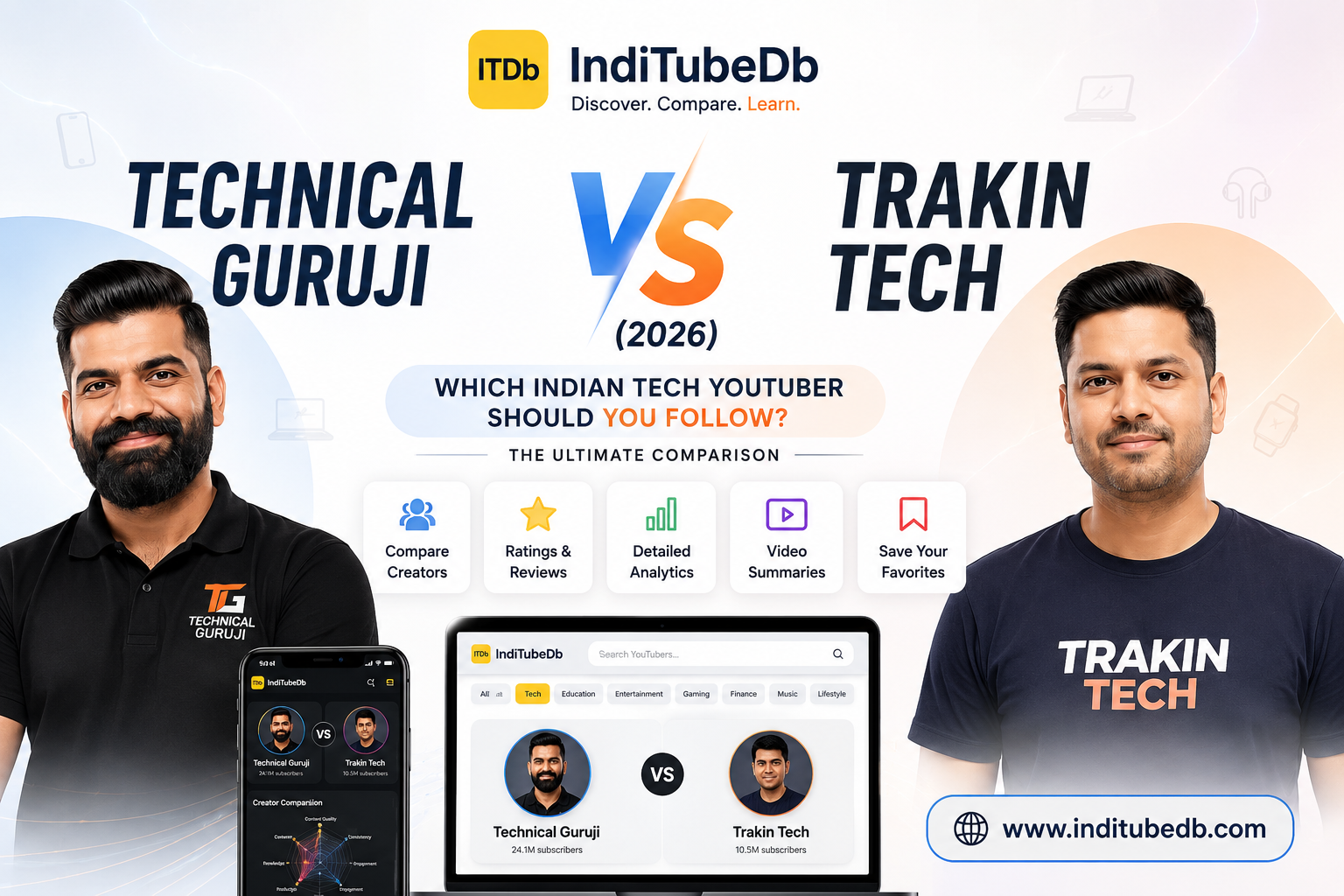 Technical Guruji vs Trakin Tech 2026 – Which Indian Tech YouTuber Should You Follow?